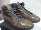 Sneakers montante lanvin cuir marron - Image 1