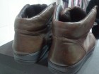 Sneakers montante lanvin cuir marron - Image 3