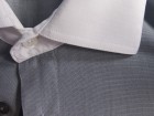 Chemise Billtornade, grise col/poignets blancs - Image 2