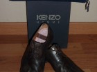 Derbies Kenzo bout carré brun foncé - Image 1