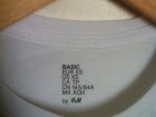 T-shirt H&M basic fit blanc - Image 1